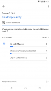 اسکرین شات برنامه Google Classroom 5
