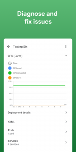 اسکرین شات برنامه Google Cloud 4