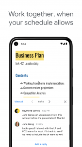 اسکرین شات 2 برنامه Google Docs
