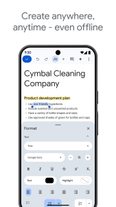 اسکرین شات 4 برنامه Google Docs