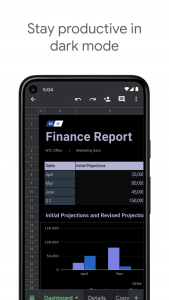 اسکرین شات 5 برنامه Google Sheets