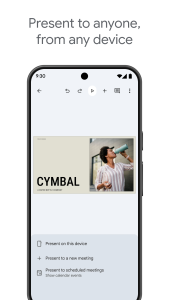 اسکرین شات 2 برنامه Google Slides