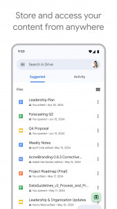 اسکرین شات برنامه گوگل درایو | Google Drive 1