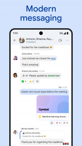 اسکرین شات 1 برنامه Google Chat