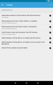 اسکرین شات برنامه Google Apps Device Policy 7