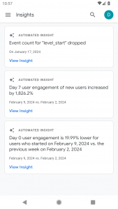 اسکرین شات 3 برنامه Google Analytics