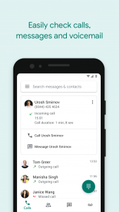 اسکرین شات برنامه Google Voice 1