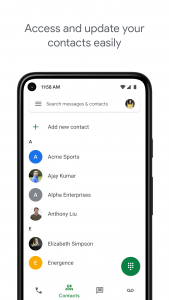 اسکرین شات برنامه Google Voice for Workspace 3