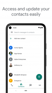 اسکرین شات 5 برنامه Google Voice