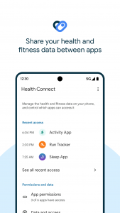اسکرین شات برنامه Health Connect (Beta) 1