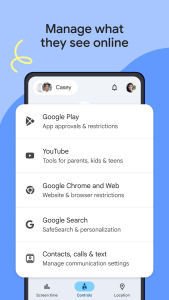 اسکرین شات 3 برنامه گوگل فمیلی لینک