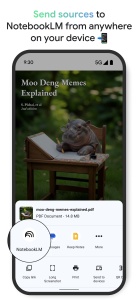 اسکرین شات 6 برنامه Google NotebookLM