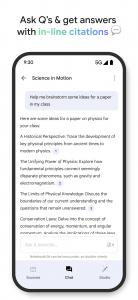 اسکرین شات 5 برنامه Google NotebookLM