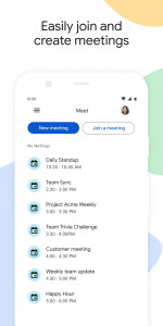 اسکرین شات برنامه گوگل میت (Google Meet) 1