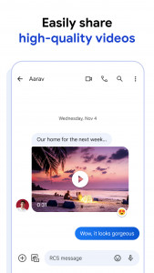 اسکرین شات برنامه Google Messages 4