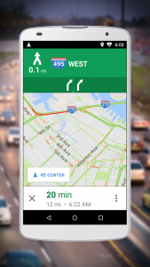 اسکرین شات برنامه Navigation for Google Maps Go 3