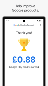 اسکرین شات 3 برنامه Google Opinion Rewards