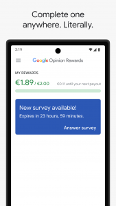 اسکرین شات برنامه Google Opinion Rewards 5