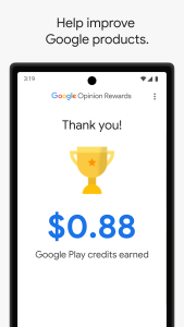 اسکرین شات 3 برنامه Google Opinion Rewards