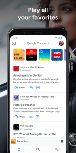 اسکرین شات برنامه Google Podcasts 1