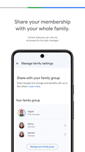 اسکرین شات برنامه Google One 5