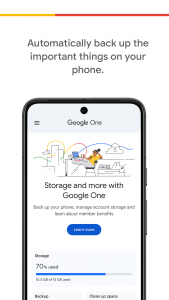 اسکرین شات برنامه Google One 1