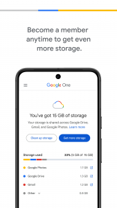 اسکرین شات برنامه Google One 3