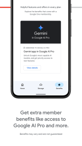 اسکرین شات 4 برنامه Google One