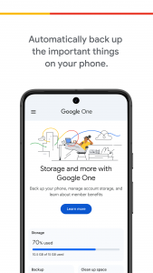 اسکرین شات برنامه Google One 1