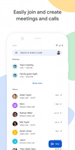 اسکرین شات برنامه Google Meet 1