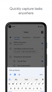 اسکرین شات برنامه Google Tasks 5