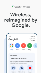 اسکرین شات 1 برنامه Google Fi Wireless