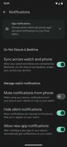اسکرین شات 6 برنامه Google Pixel Watch