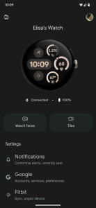 اسکرین شات 2 برنامه Google Pixel Watch