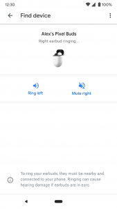 اسکرین شات برنامه Google Pixel Buds 3
