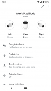 اسکرین شات 1 برنامه Google Pixel Buds