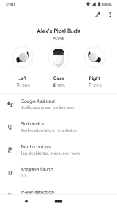 اسکرین شات 1 برنامه Google Pixel Buds