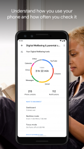 اسکرین شات برنامه Digital Wellbeing 2