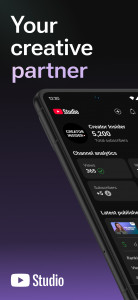 اسکرین شات برنامه YouTube Studio 1