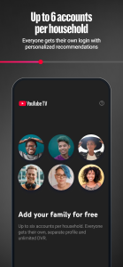 اسکرین شات 3 برنامه YouTube TV: Live TV & more