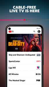 اسکرین شات 1 برنامه YouTube TV: Live TV & more