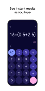 اسکرین شات 1 برنامه Calculator