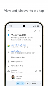 اسکرین شات 3 برنامه Google Calendar