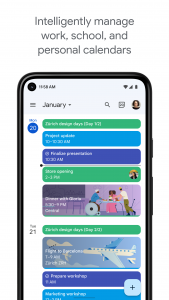 اسکرین شات برنامه Google Calendar 1