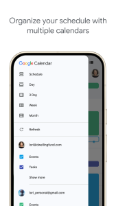 اسکرین شات 7 برنامه Google Calendar