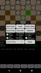 اسکرین شات 3 بازی Checkers for Android