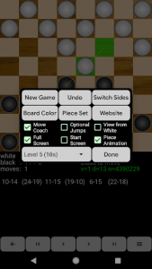 اسکرین شات بازی Checkers for Android 3