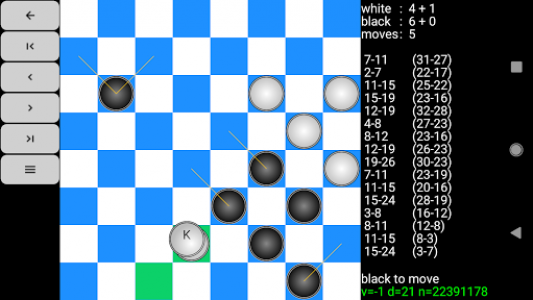 اسکرین شات بازی Checkers for Android 5
