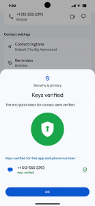 اسکرین شات 2 برنامه Android System Key Verifier