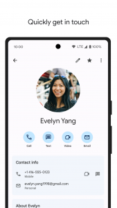 اسکرین شات برنامه گوگل کانتکتس (Contacts) 4